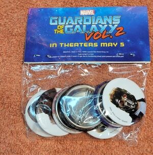 Marvel Guardians Of The Galaxy Vol. 2 Promotional 7 Pin Set Pack Marvel Comics